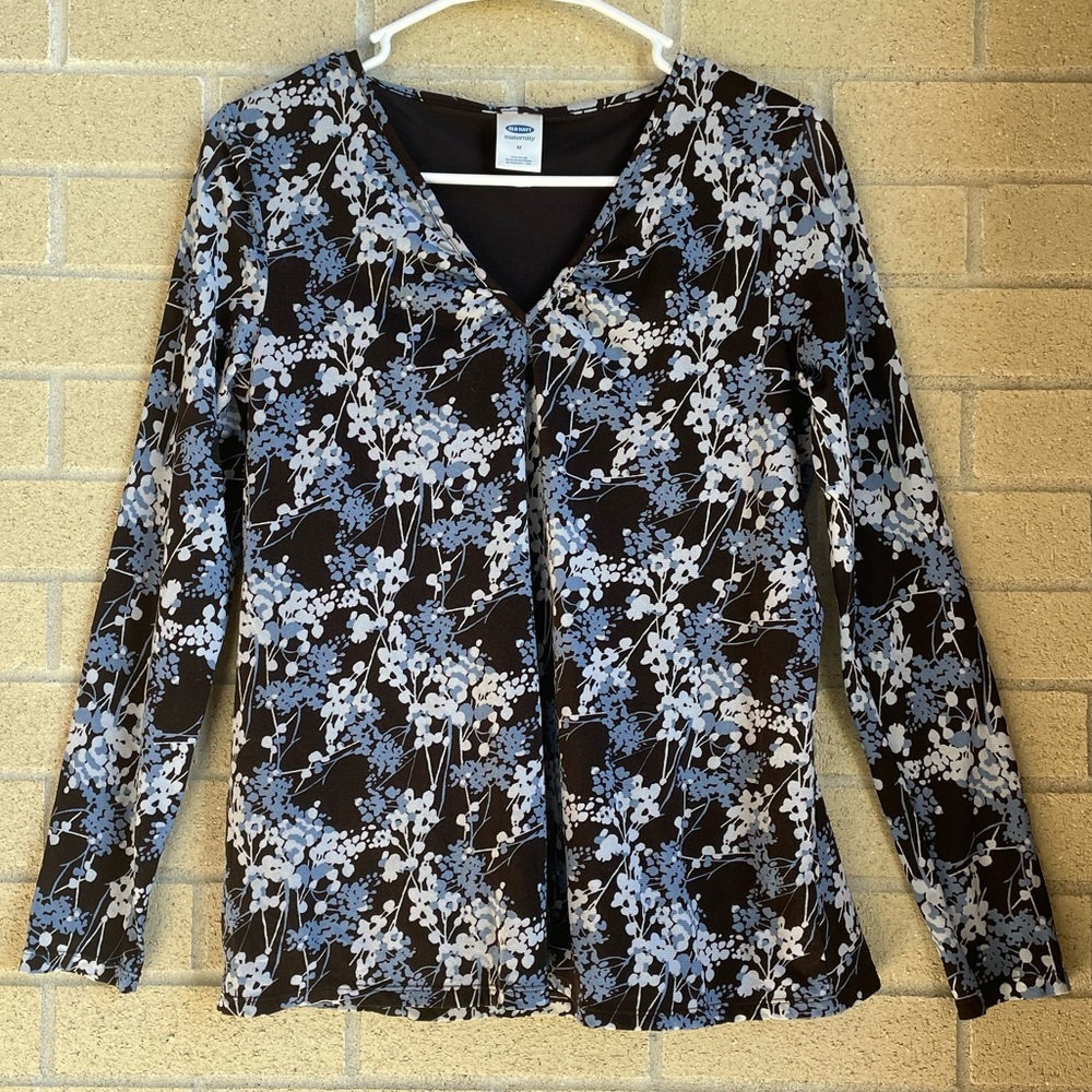 Maternity Old Navy Floral Shirt